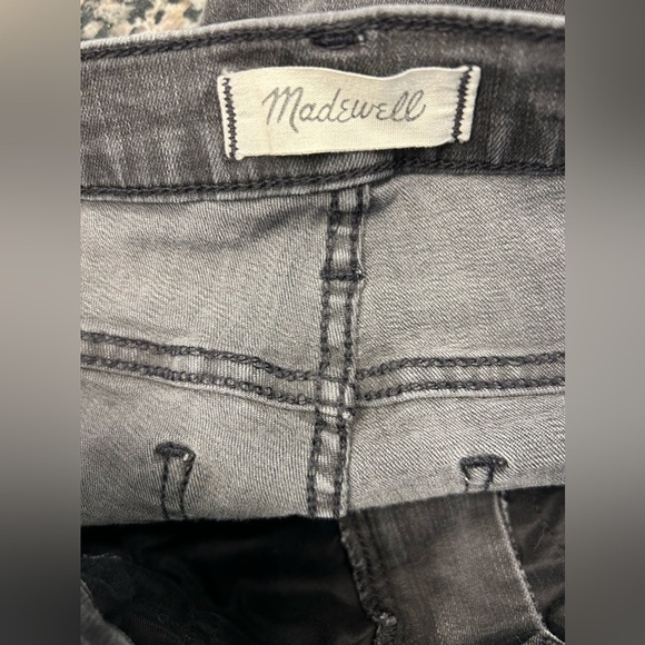 Madewell Black Sea Distressed Skinny Jeans - Picture 7 of 8